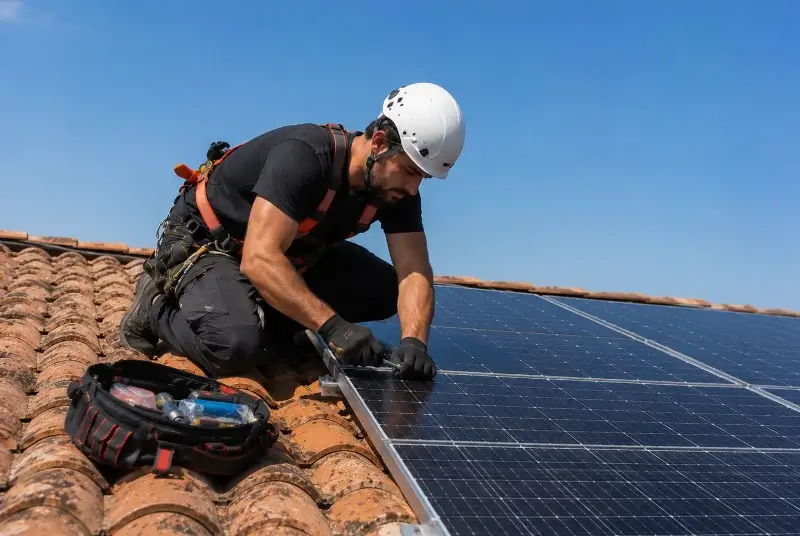 Maintenance et monitoring de panneaux solaires à Benfeld